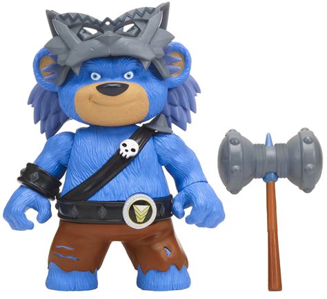 Zag Heroez Power Players Bearbarian Action Figure Playmates - ToyWiz