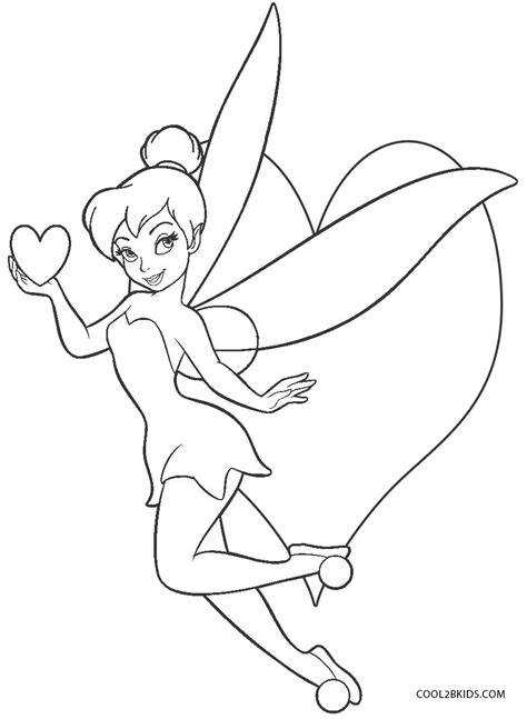 Free Coloring Pages Tinkerbell - Free Printable Templates