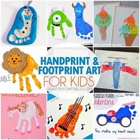 Handprint & Footprint Art for Kids - Roundup