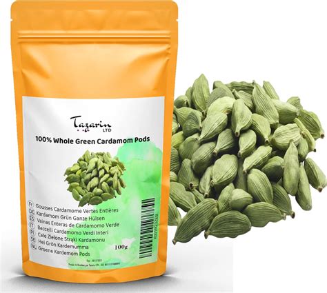 100 g Cardamom Full Pods – Green Cardamom Seeds – Aroma & Intense Taste ...