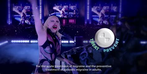 Pfizer makes Lady Gaga the star of Nurtec ODT migraine push | Fierce Pharma