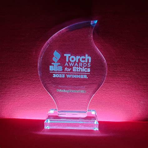 PrintingCenterUSA Named Winner of BBB Torch Awards for Ethics