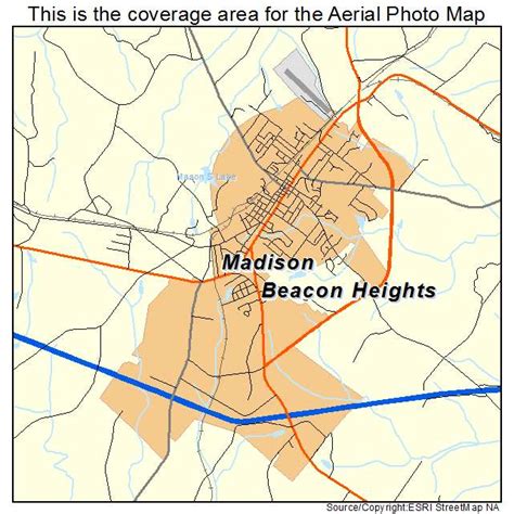 Aerial Photography Map of Madison, GA Georgia