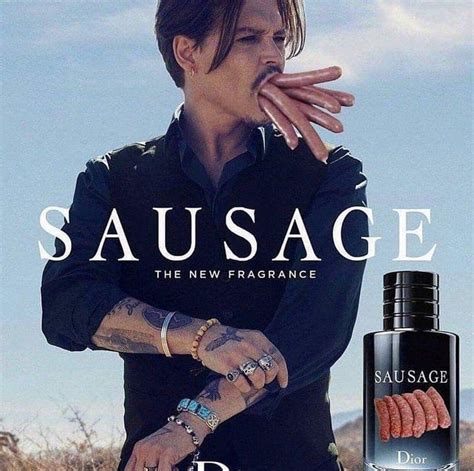 Johnny Depp, Sauvage or Sausage. Or whatever | Hilarious, Funny memes, New memes