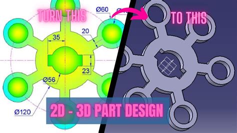 CATIA Design for Beginners Exercise01 I Catia v5 tutorial exercise I ...