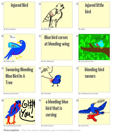 Injured Bird - Drawception