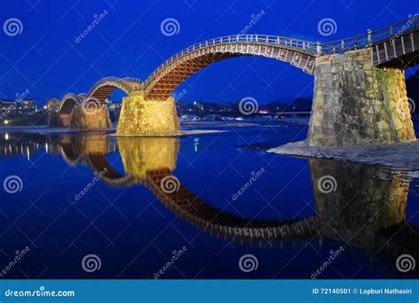 Kintai bridge stock image. Image of travel, light, iwakuni - 72140501