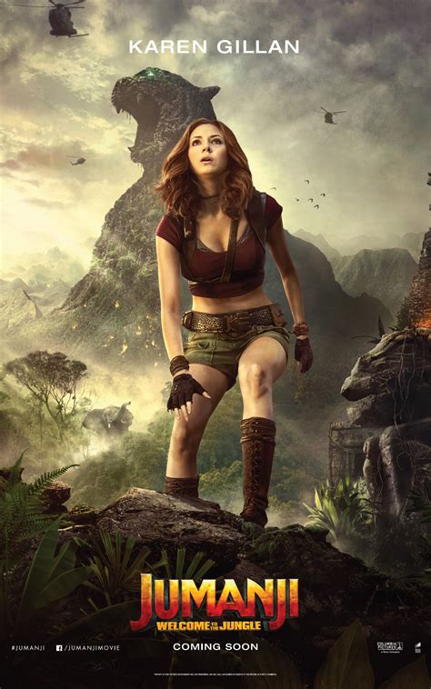 Jumanji: Welcome to the Jungle (2017) Poster - Karen Gillan as Ruby ...