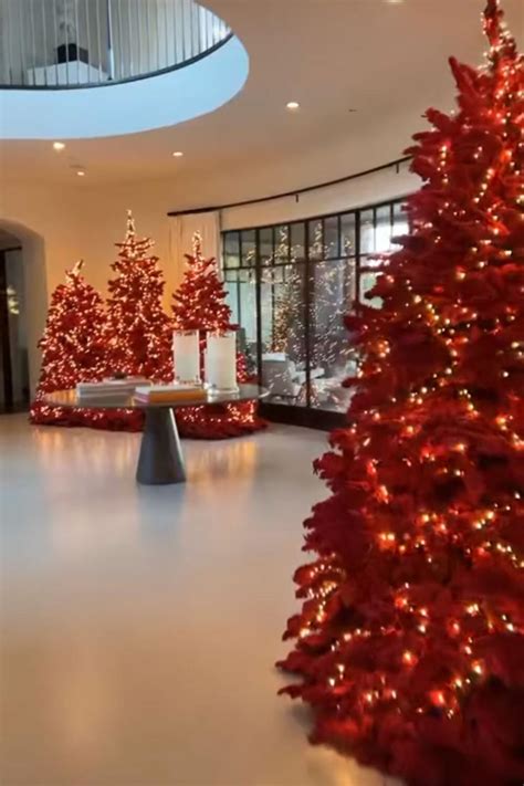 Kourtney Kardashian Shows Off Red Christmas Trees as She Teases Her ...
