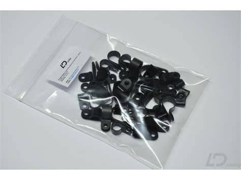 Cable Management Clips Black Mixed - 40 Pack - LD Cooling Computer Cases