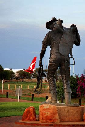 Australian Stockmans Hall Fame Statue Stockman Editorial Stock Photo ...