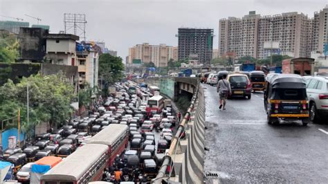 Mumbai-Ahmedabad Highway Jam: Heavy Traffic in Thane After Oil Tanker ...