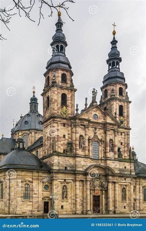 Fulda cathedral, Germany stock image. Image of fulda - 198332561