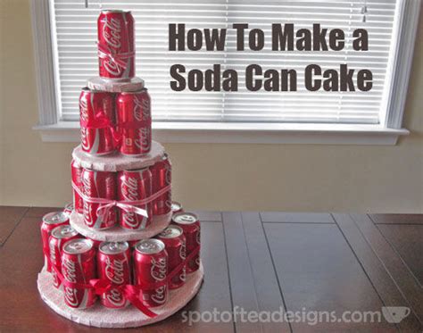 How to make a soda can cake tutorial