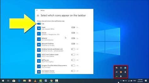 How to Show All System Tray Icons on Windows 10 Taskbar - YouTube