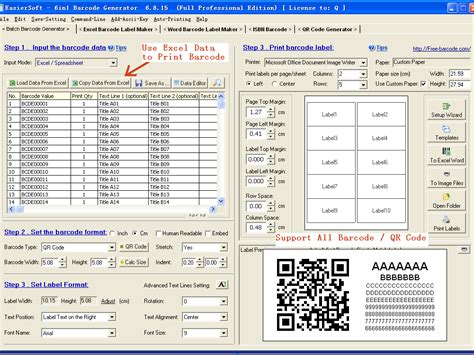 Barcode For Inventory | Use Excel Data to Print Barcode Labels For ...