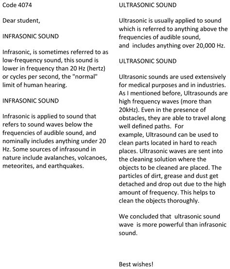 what is more powerful infrasonic sound or ultrasonic sound