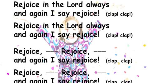 Rejoice in the Lord Always - YouTube