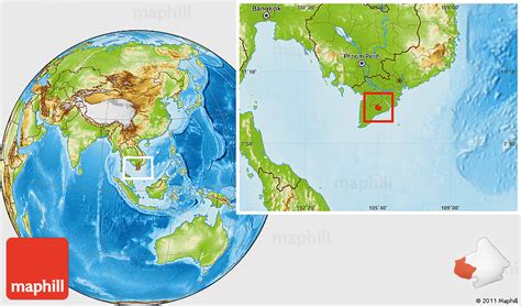 Physical Location Map of Thanh Tri