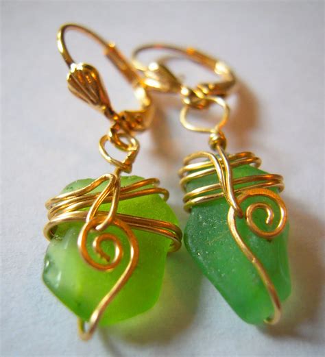 emily lauren designs: more beach glass jewelry