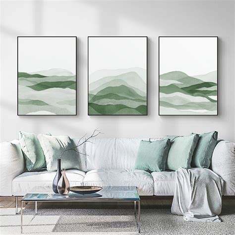 Wall Art - Sage Green ( 3 sets )- Poster Prints -Canvas Prints - Art Prints Melbourne | Wall Art ...