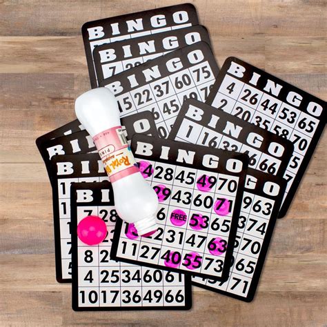 Set of Five Neon Glitter Bingo Daubers