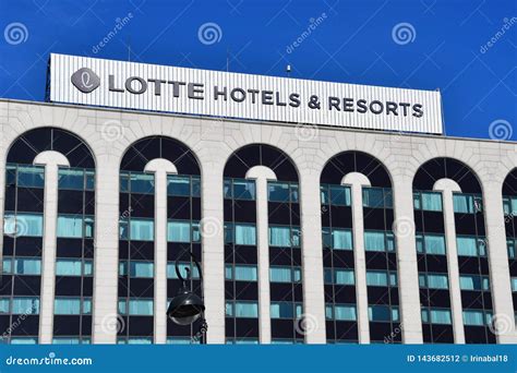 Vladivostok, Russia, January, 29,2019. Lotte Hotel in Vladivostok in ...