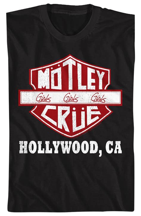 Motorcycle Logo Motley Crue T-Shirt