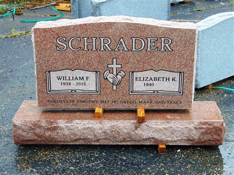 Companion headstone 36 x 6 x 20 1424.00 includes engraving | Etsy