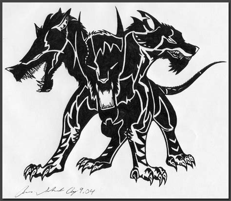 Cerberus Tattoo by Dusky-Hawk on DeviantArt