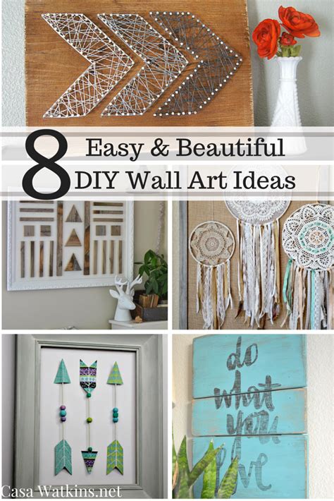 8 Easy and Beautiful DIY Wall Art Ideas - Casa Watkins Living