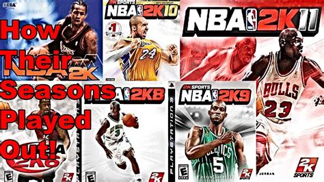 How Every NBA 2K Cover Athletes Seasons Played Out! - YouTube