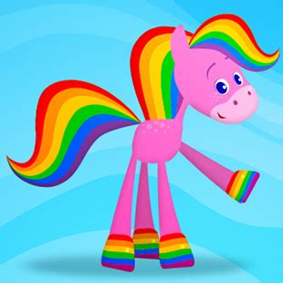 Rainbow Horse (Character) | BabyFirstTV Wiki | Fandom