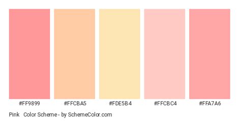 Pink & Peach Color Scheme » Peach » SchemeColor.com