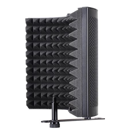 Folding Studio Microphone Isolation Shield Recording Sound Absorber ...