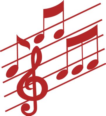 Red Musical Note - ClipArt Best