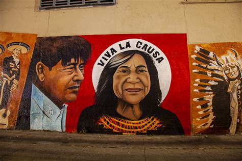 As historic Cesar Chavez mural goes down, local residents get a keepsake - Mission Local