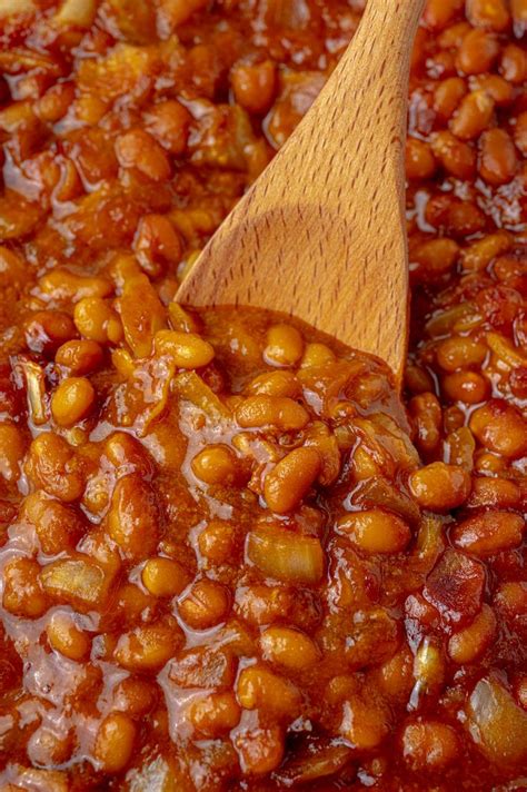 Canned Baked Beans Recipe with Bacon and Molasses