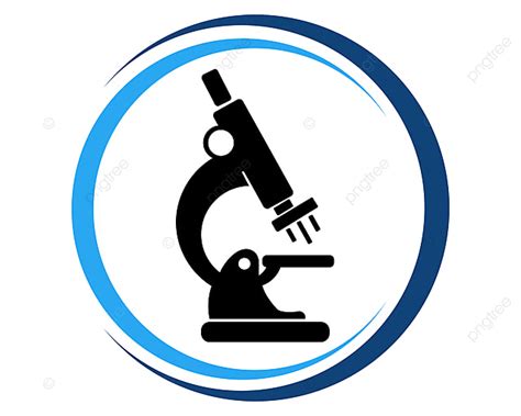 Microscope Simple Icon Illustration Vector Sign On Isolated Background, Optical Instrument ...