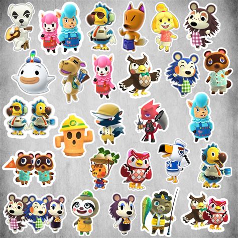 Animal Crossing Special Characters Stickers Set of 31. | Etsy