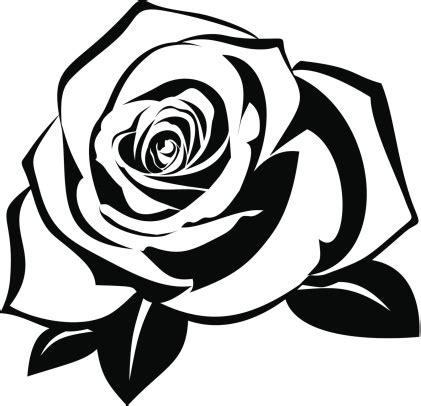 clipart rose stencil - Clipground