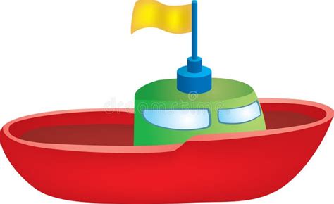 Toy boat stock illustration. Illustration of drawing, illustration - 7017096