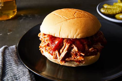 5-Ingredient Pulled Pork Sandwiches—Homemade BBQ Sauce Included | Pulled pork, Pork sandwich ...