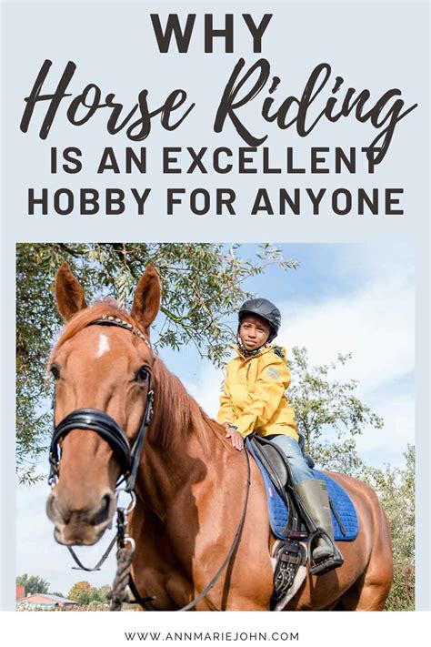 Why Horse Riding Is an Excellent Hobby for Anyone - AnnMarie John