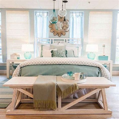 31 Modern Coastal Master Bedroom Decorating Ideas - Gladecor.com | Coastal master bedroom ...