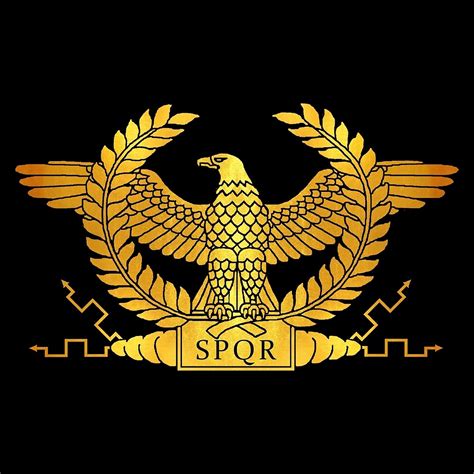 "Roman Golden Eagle on Black" by AtlanteanArts | Redbubble