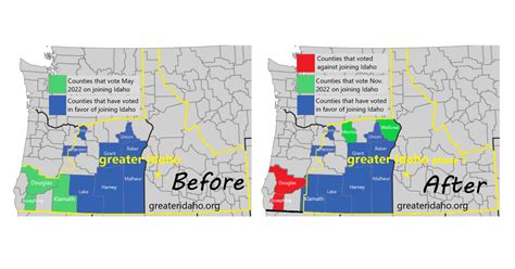 Organizers Revise 'Greater Idaho' Proposed map After Primary Election | Idaho ...