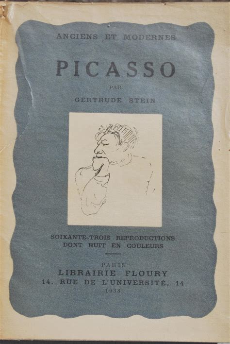 Picasso by Gertrude Stein: Bon Couverture souple (1938) Edition ...