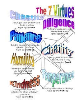 Results for virtues posters | TPT