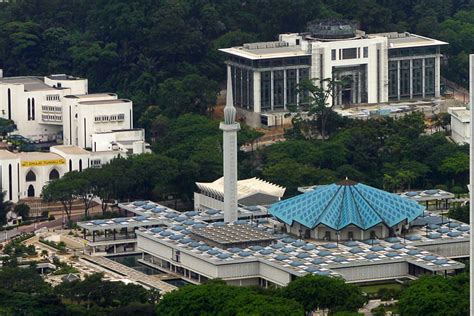 Blue 'Paper Umbrella' Masjid Negara